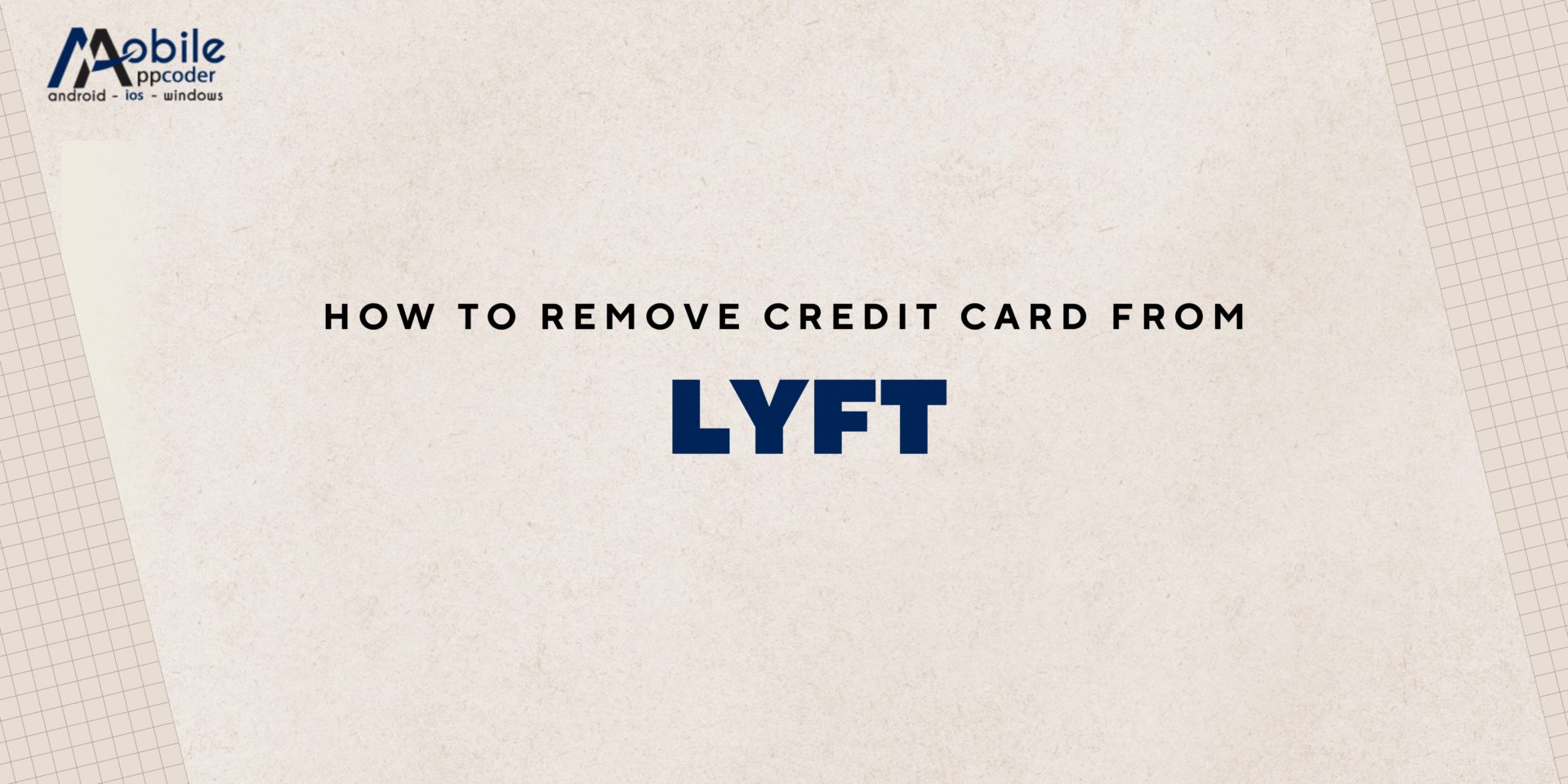 Remove Card from Lyft
